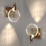 Crystal Wall Lamp Led Modern Nordic Bathroom Lighting - Image 2
