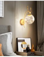 Modern Light luxury antlers indoor bedside wall lighting - Image 3