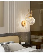 Modern Light luxury antlers indoor bedside wall lighting - Image 2